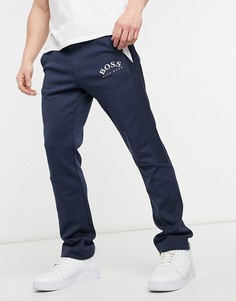 Узкие джоггеры BOSS Athleisure-Темно-синий