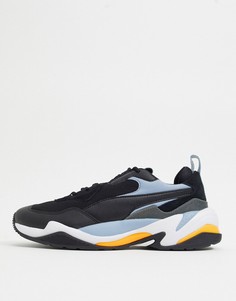 Черно-синие кроссовки PUMA Thunder 2.0-Черный