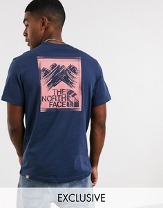 Футболка The North Face Stroke Mountain эксклюзивно на ASOS-Голубой