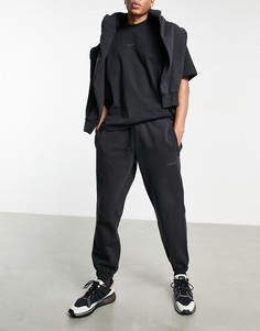 Окрашенные джоггеры черного цвета adidas Originals "Premium Sweats"-Черный цвет