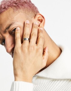 Серебристое кольцо из нержавеющей стали ASOS DESIGN-Серебристый