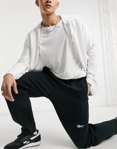 Черные суженные книзу джоггеры со шнурком Reebok Techstyle DreamBlend-Черный цвет