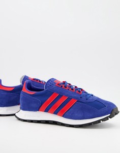 Синие кроссовки adidas Originals Racing 1-Голубой