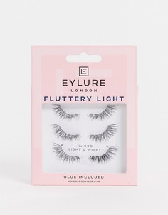 Набор накладных ресниц Eylure Fluttery Light – No. 008-Черный цвет