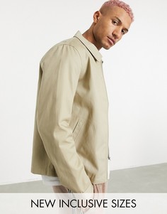 Светло-бежевая куртка Харрингтон ASOS DESIGN-Бежевый
