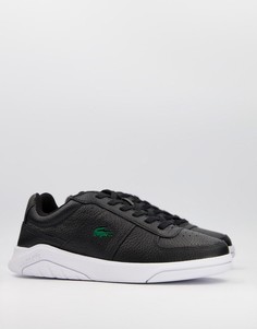 Черные кроссовки на белой подошве Lacoste Game Advance-Черный цвет