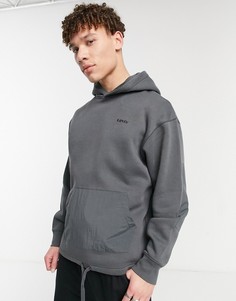 Темно-серый худи свободного кроя со шнурком по нижнему краю Levis Youth Levis®