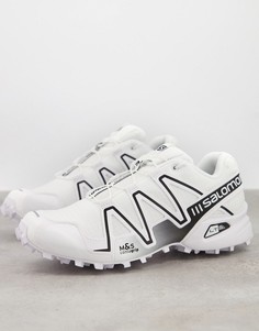 Белые кроссовки Salomon Speedcross 3-Белый