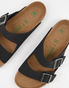 Черные сандалии Birkenstock Vegan Arizona-Черный цвет