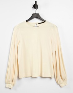 Кремовый свитшот с объемными рукавами Vero Moda