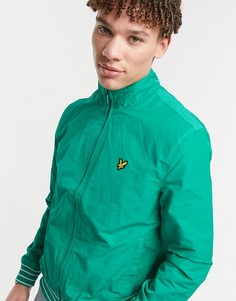 Куртка с высоким воротником и окантовкой Lyle & Scott-Голубой