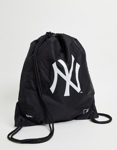 Черная сумка с затягивающимся шнурком New Era-Черный цвет