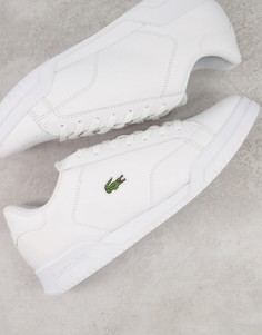 Белые кроссовки Lacoste Twin Serve-Белый