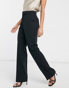 Строгие брюки прямого кроя ASOS DESIGN Hourglass-Черный цвет
