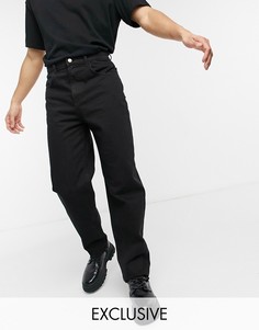 Черные выбеленные джинсы в винтажном стиле Reclaimed Vintage Inspired 82-Черный цвет