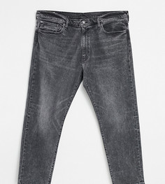 Суженные книзу джинсы черного выбеленного цвета Levis Big & Tall 502-Черный цвет Levis®