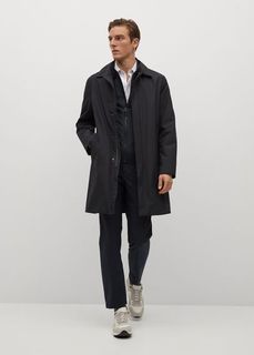 Хлопковая рубашка slim fit в полоску - Dali Mango
