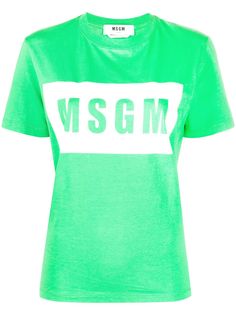 MSGM футболка с логотипом