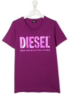 Diesel Kids футболка с логотипом