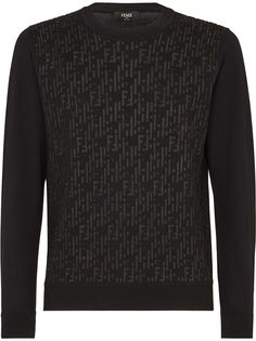 Fendi пуловер с логотипом FF