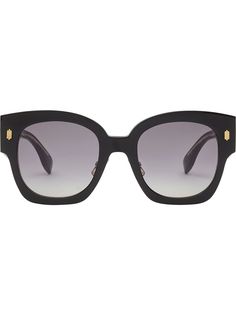 Fendi солнцезащитные очки Roma в массивной оправе