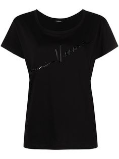 Versace футболка с логотипом GV Signature