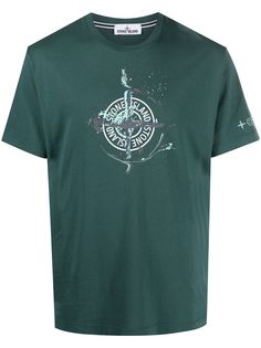 Stone Island футболка с логотипом