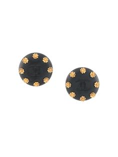 Chanel Pre-Owned серьги 1993-го года с логотипом CC