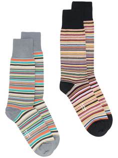 Paul Smith комплект из двух пар носков в полоску