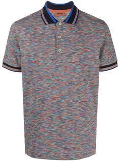 Missoni рубашка поло с вышивкой