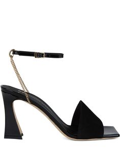 Giuseppe Zanotti босоножки на скульптурном каблуке