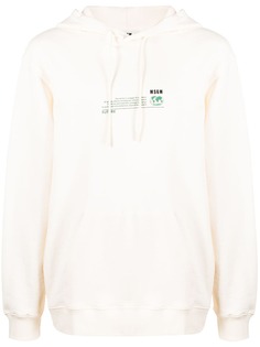 MSGM худи с принтом Fantastic Green Future