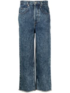 Isabel Marant Étoile укороченные джинсы с завышенной талией