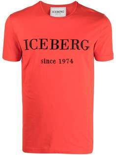 Iceberg футболка с вышитым логотипом