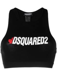 Dsquared2 топ-бюстгальтер с логотипом