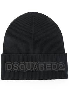 Dsquared2 шапка бини с вышитым логотипом