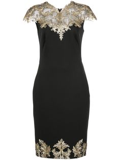 Tadashi Shoji платье Veata с вышивкой пайетками