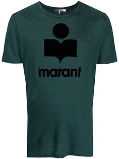 Isabel Marant футболка с аппликацией логотипа