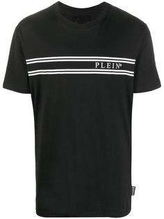 Philipp Plein полосатая футболка с логотипом
