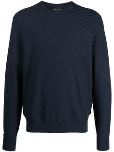 Emporio Armani джемпер с геометричным узором