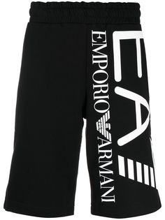 Ea7 Emporio Armani спортивные шорты с логотипом