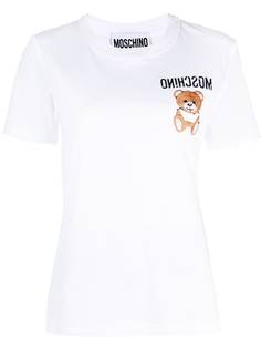 Moschino футболка Teddy Bear с наружными швами