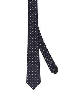 Fendi галстук с логотипом
