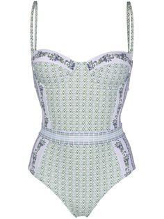 Tory Burch купальник с цветочным принтом