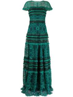 Tadashi Shoji платье Ece с бахромой