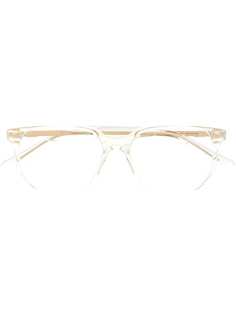 Bottega Veneta Eyewear массивные очки в D-образной оправе
