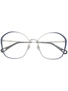 Chloé Eyewear очки в массивной оправе