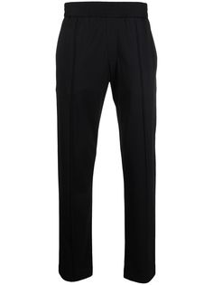 Emporio Armani брюки с эластичным поясом и складками