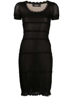 Dsquared2 платье мини с кружевной отделкой