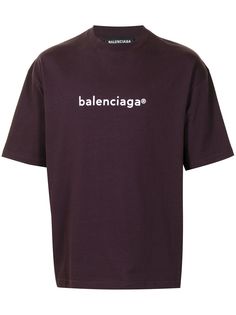 Balenciaga футболка оверсайз с логотипом